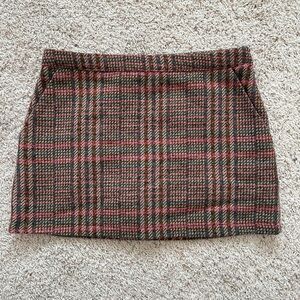 Forever 21 Multicolor Checkered Mini Skirt
